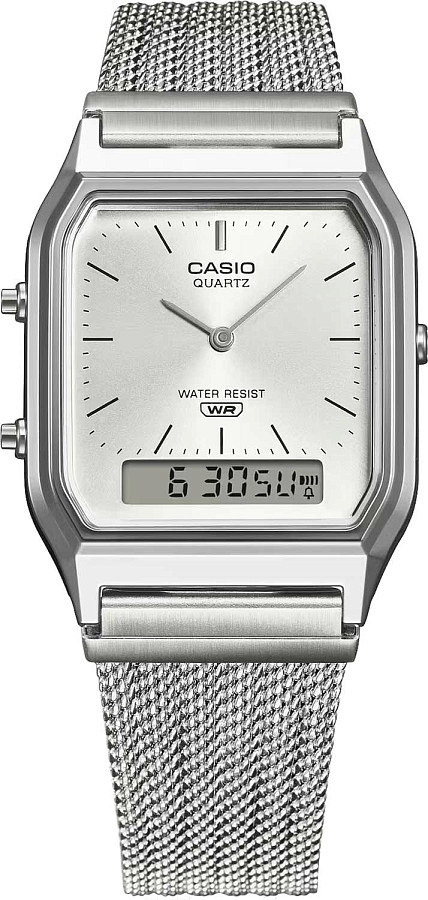 Часы Casio Vintage AQ-230EM-7A — кварцевые, пластик
