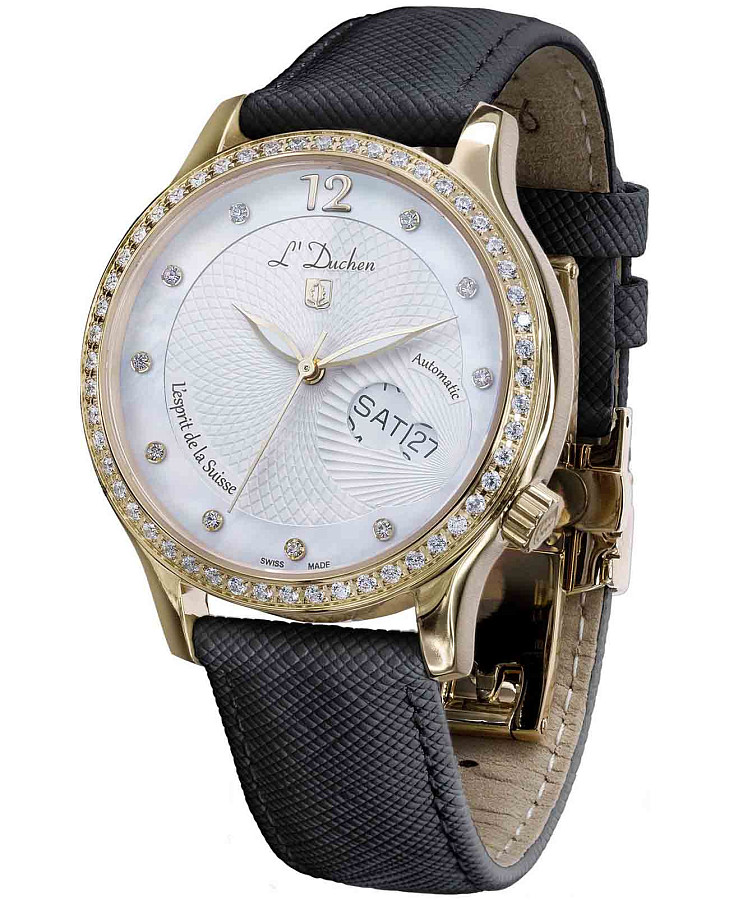Часы L'Duchen Coquille D 713.21.33 — механические, сталь металл
