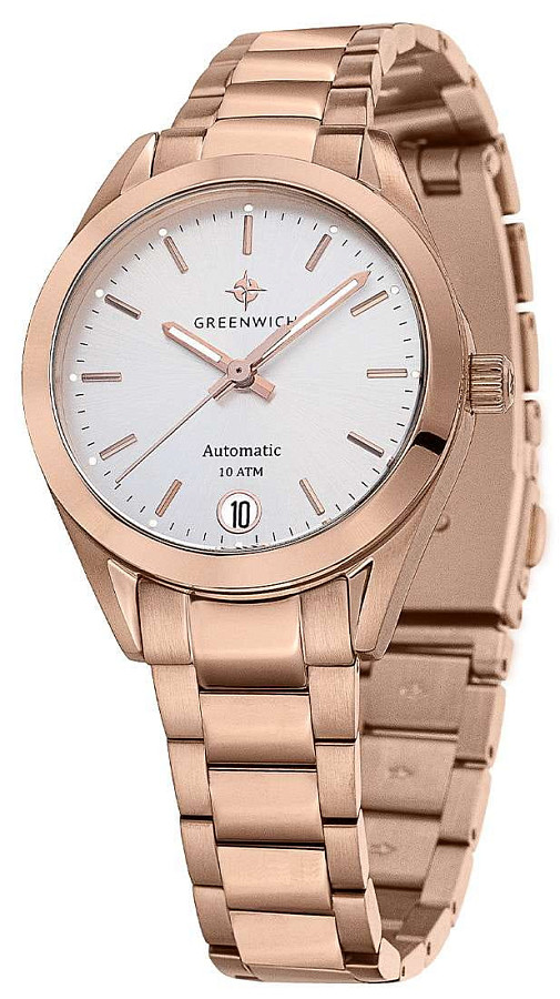 Часы Greenwich Abeona GW 374.40.33 — механические, металл сталь