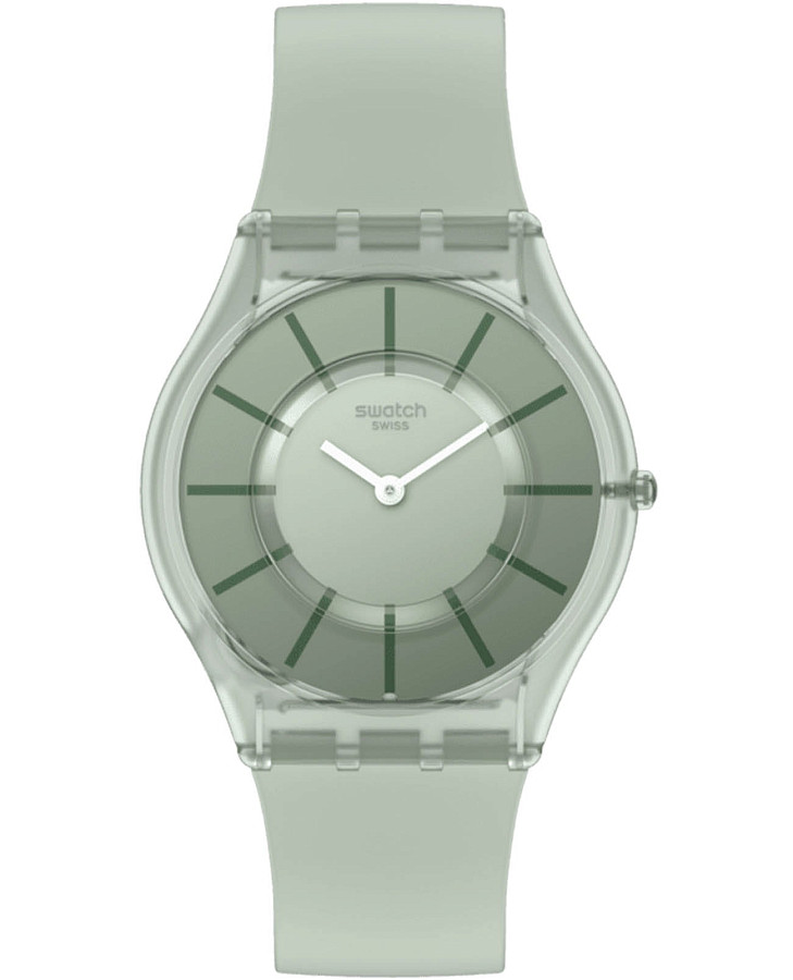 Часы Swatch Skin Classic Biosourced SS08G103-S14 — мужские, зеленый
