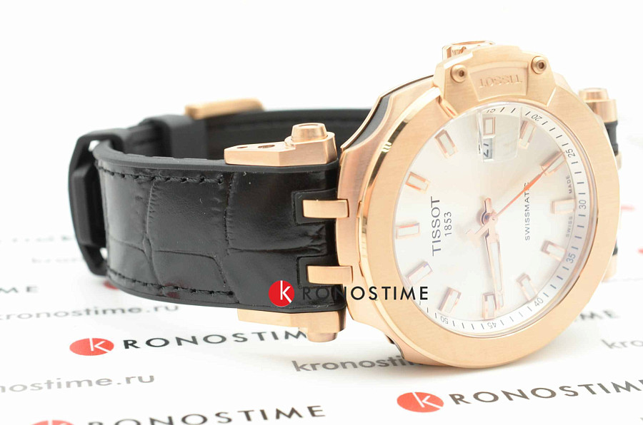 Часы Tissot T-Race Swissmatic T115.407.37.031.00 — мужские, черный