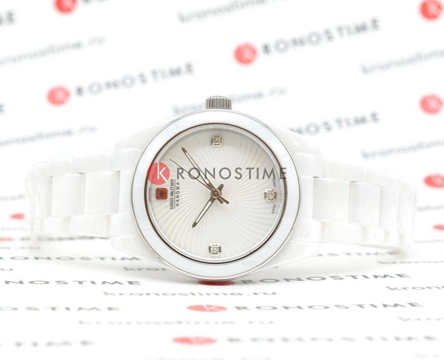 Часы Swiss Military Hanowa Swiss Recruit Lady Ceramic SMWLG0005101 — кварцевые, керамика металл сталь