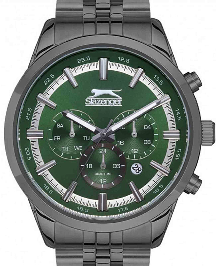 Часы Slazenger SL.09.2131.2.04 — мужские, суперметалл с ip покрытием