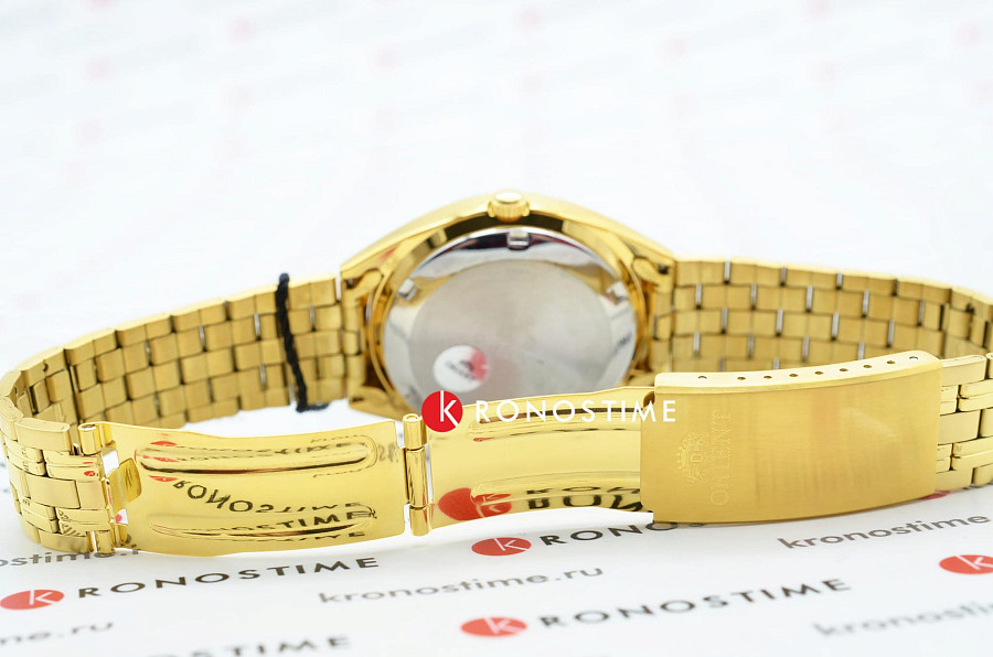 Часы Orient AB00001C (FAB00001C) — бежевый, металл сталь