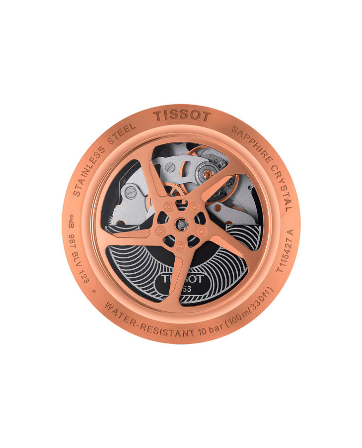Часы Tissot T-Race Automatic Chronograph T115.427.37.051.01 — механические, сталь металл