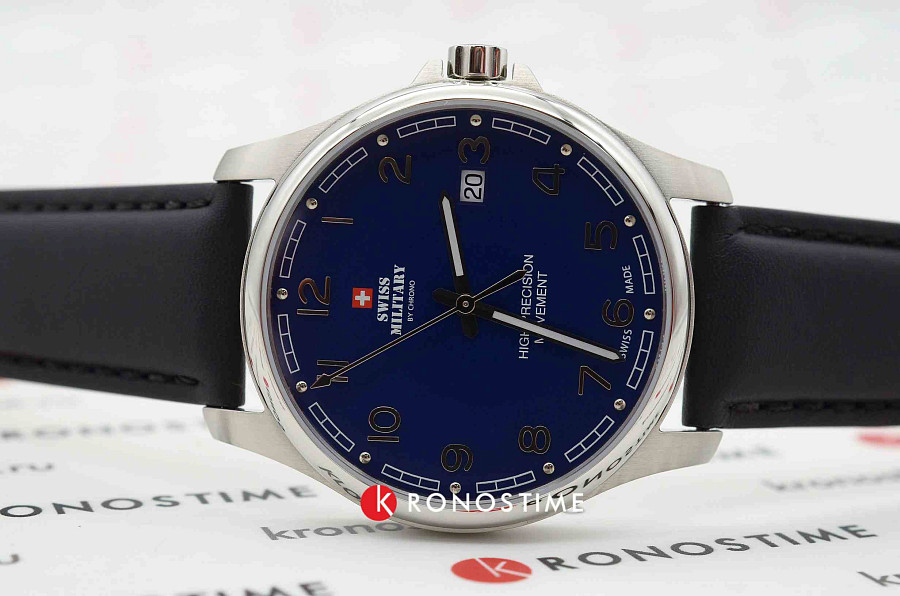 Часы Swiss Military by Chrono Сверхточные SM30200.26 — кварцевые, сталь металл