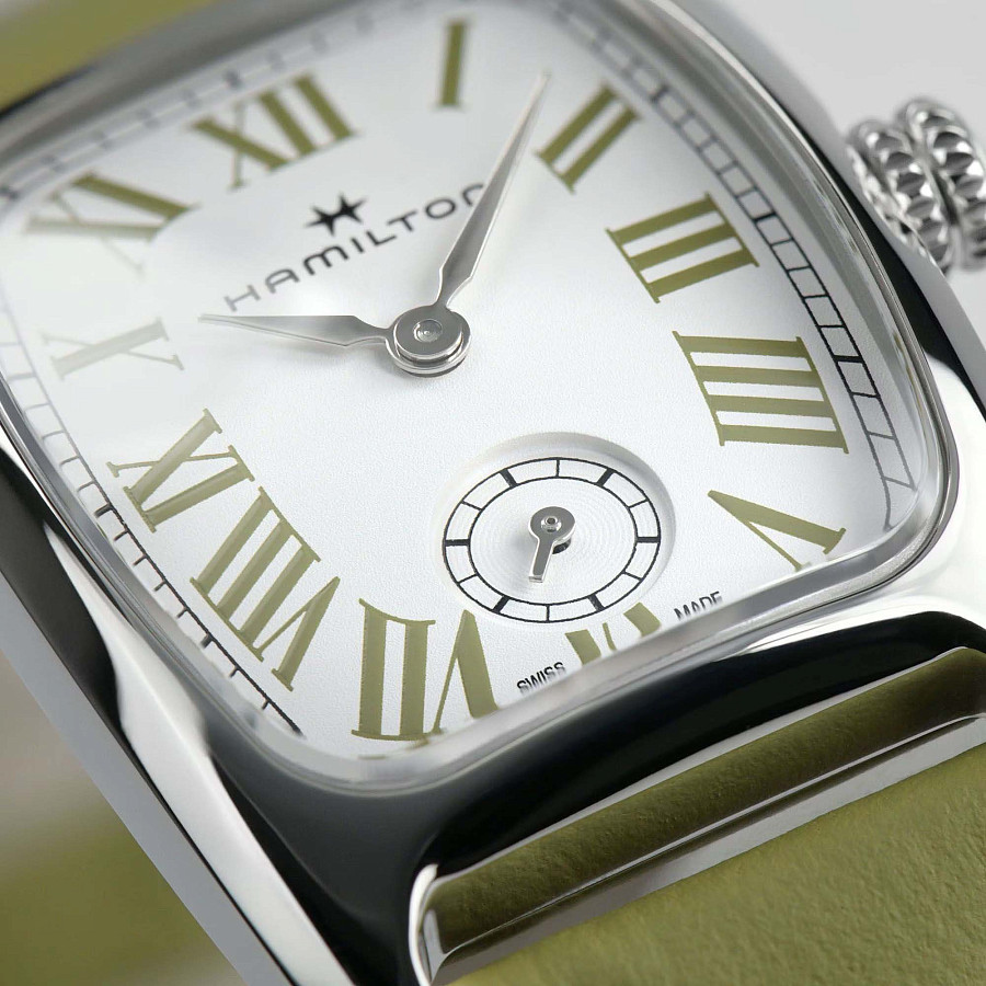 Часы Hamilton American Classic Boulton Small Second Quartz H13321813 — кожаный, женские