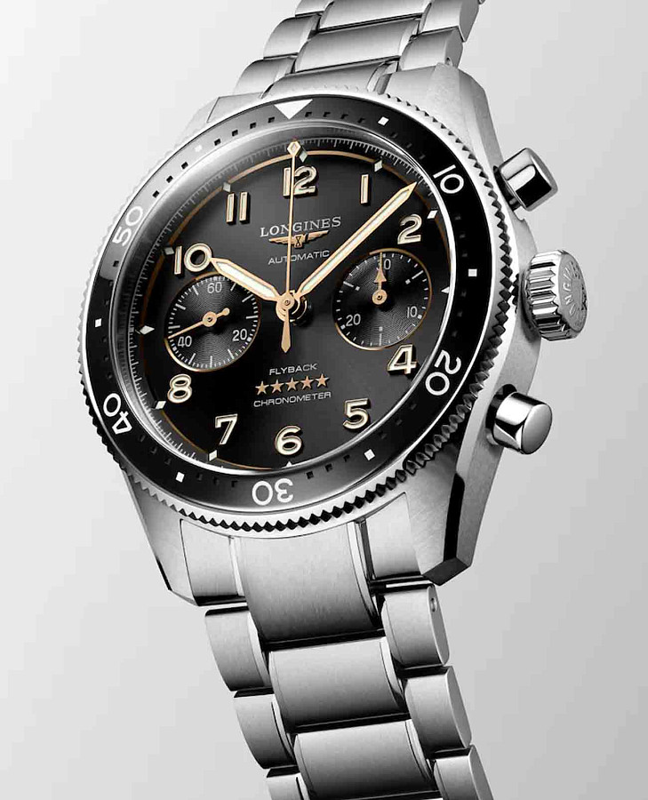 Часы Longines Spirit Flyback L3.821.4.53.6 — сталь металл, Швейцария