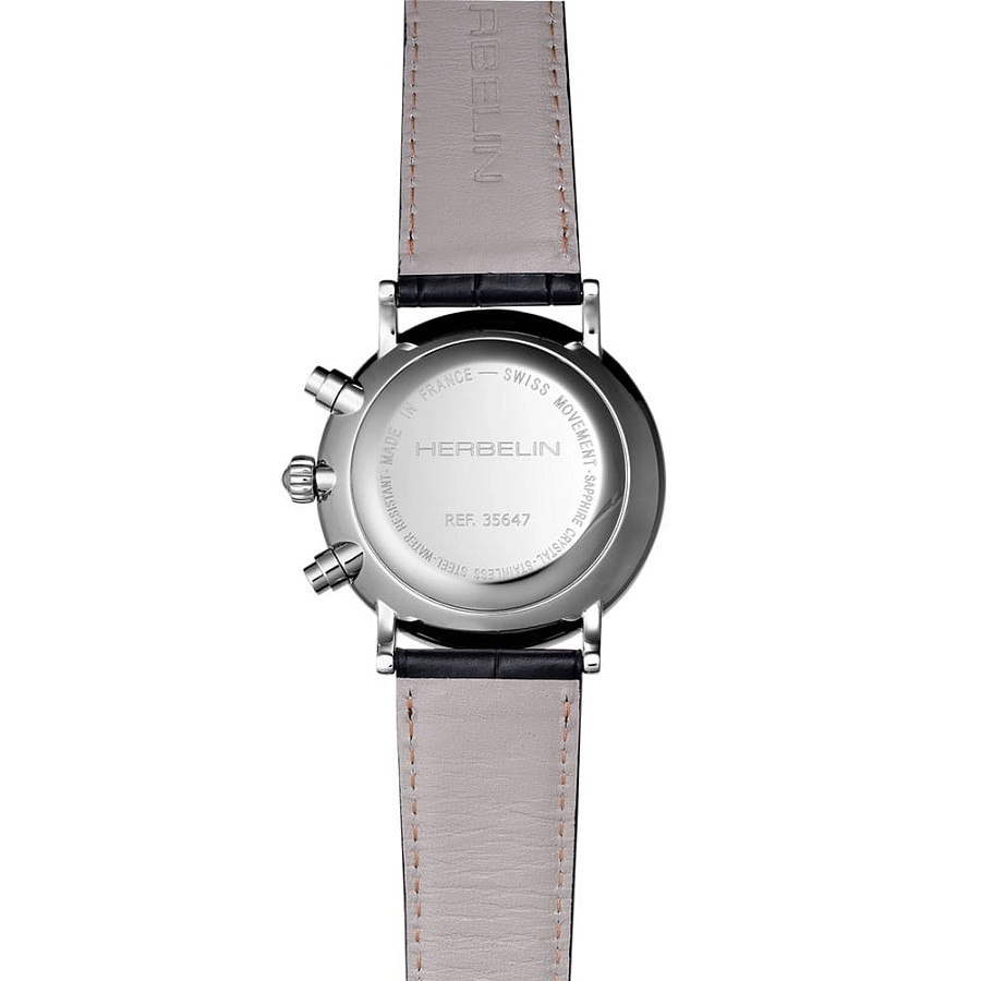 Часы Herbelin Inspiration Chronograph 35647AP14 — сталь металл, Франция