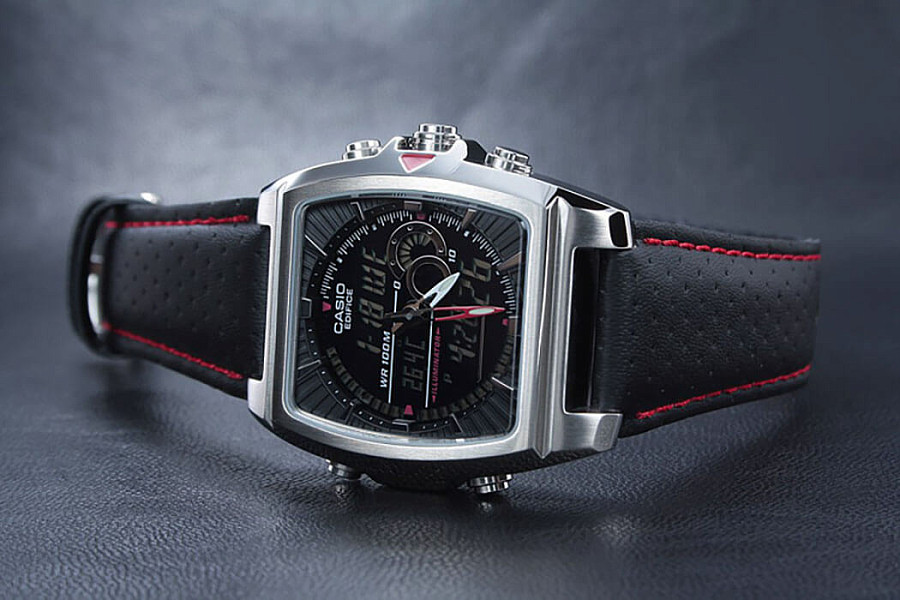 Часы Casio Edifice EFA-120L-1A1 — кварцевые, сталь металл