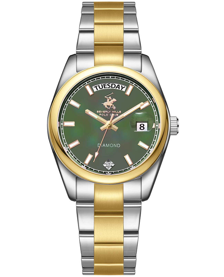 Часы Beverly Hills Polo Club BP3709X.271 — женские, зеленый
