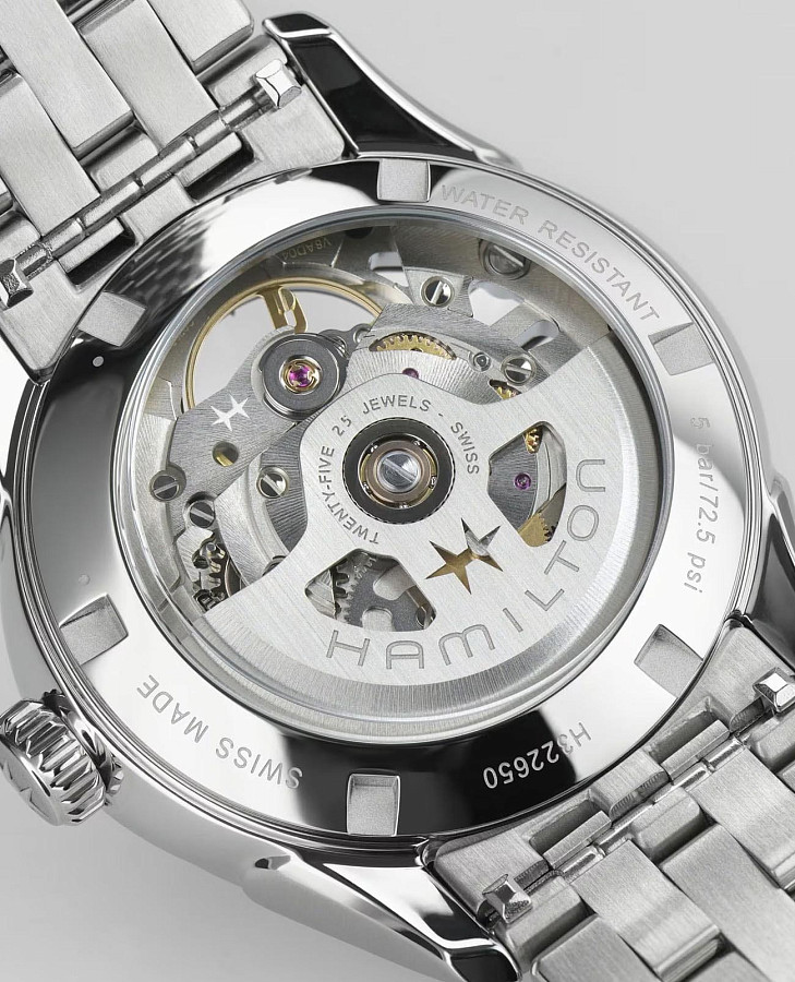 Часы Hamilton Jazzmaster Skeleton Lady Auto H32265101 — Швейцария, механические