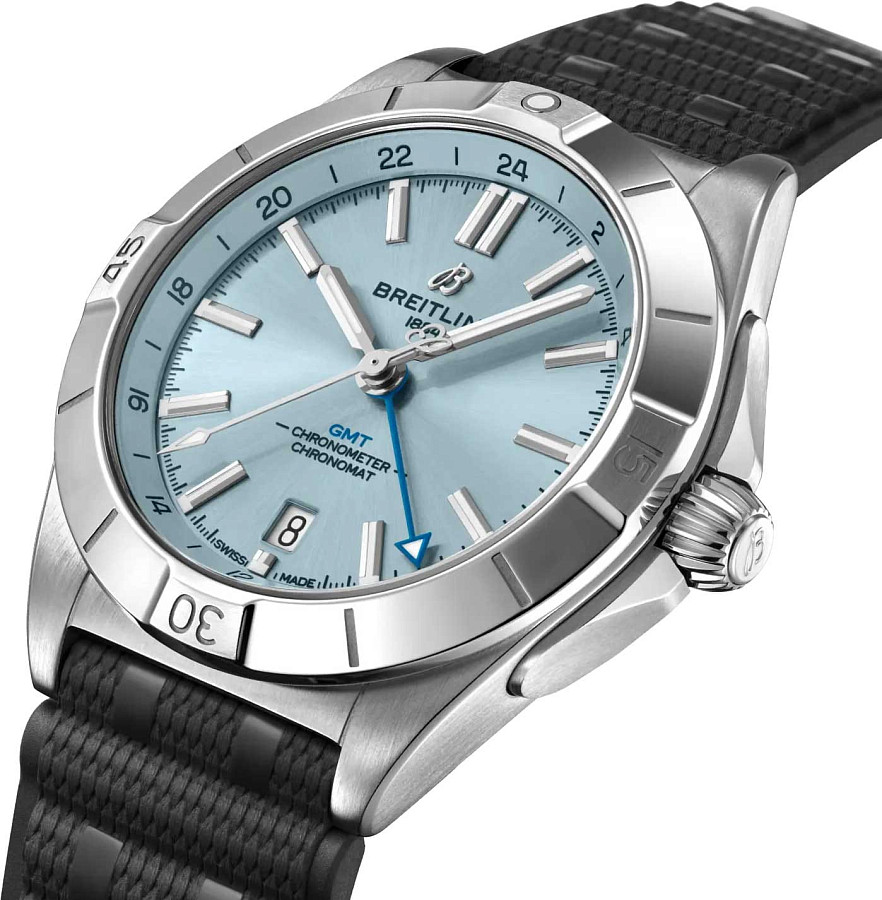 Часы Breitling Chronomat Automatic GMT 40 P32398101C1S2 — механические, сталь металл