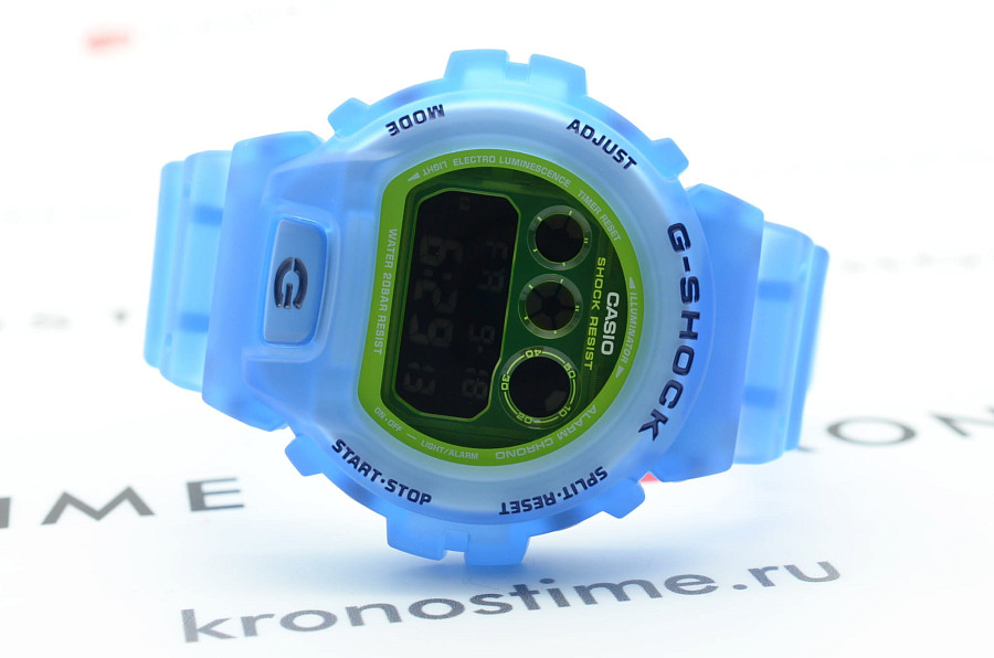 Часы Casio G-Shock DW-6900LS-2ER — зеленый, электронные