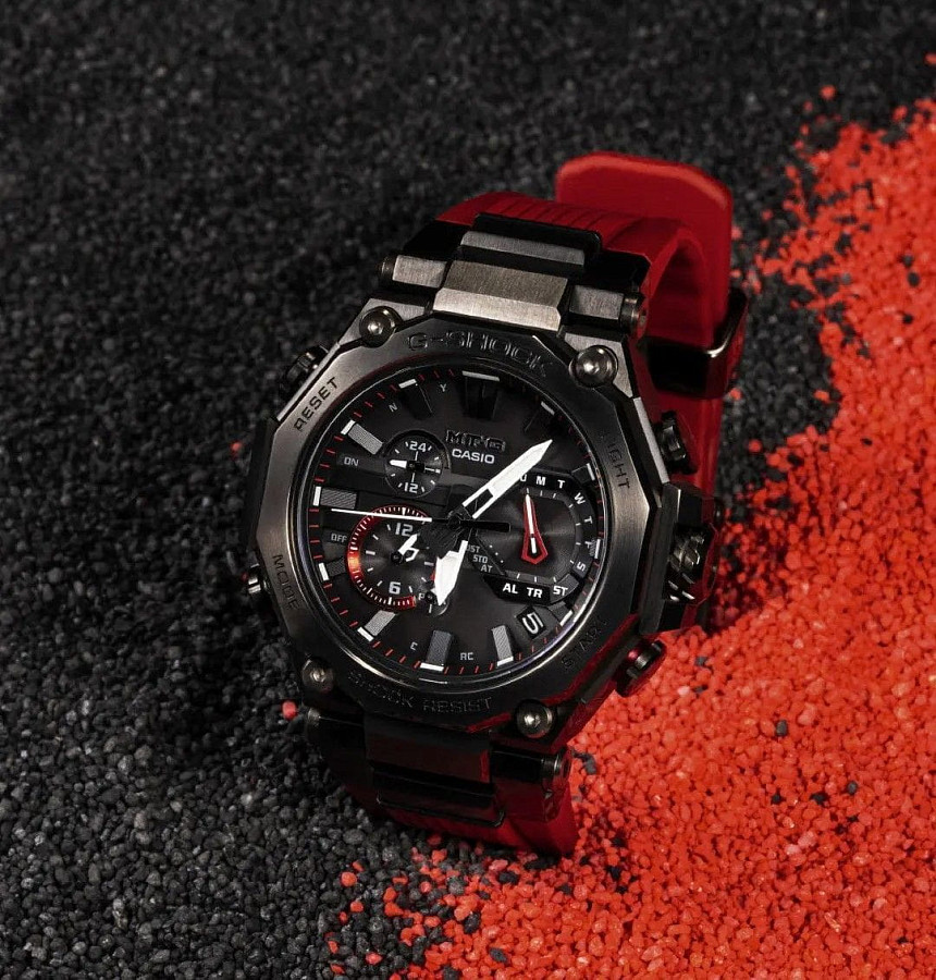 Часы Casio G-Shock Premium MTG-B2000BDE-1A — электронные, Япония, мужские