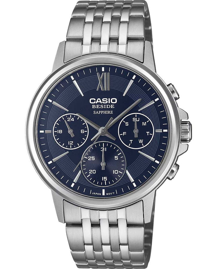 Часы Casio Collection Beside BMS-300D-2A — мужские, синий