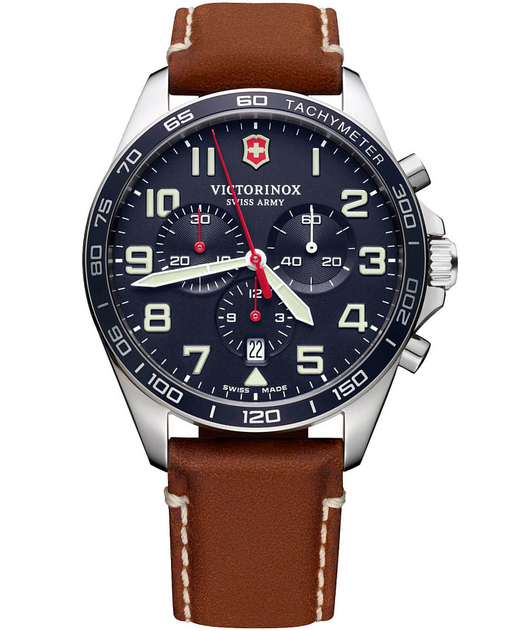 Часы Victorinox Fieldforce Chronograph 241854 — мужские, синий