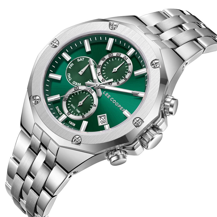 Часы Lee Cooper LC08104.370 — кварцевые, металл сталь