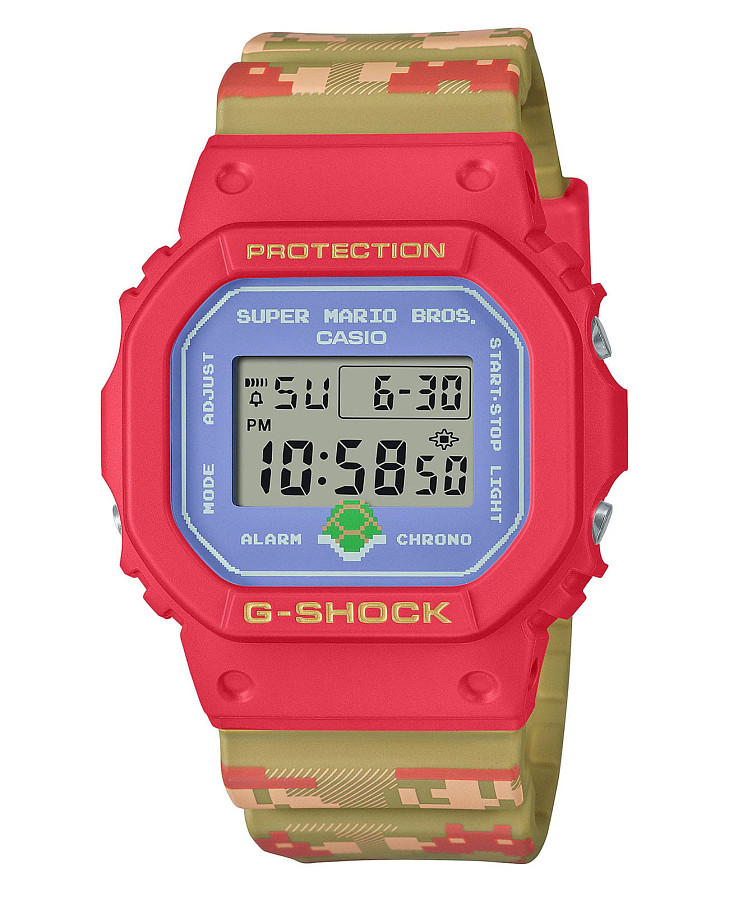 Часы Casio G-Shock DW-5600SMB-4DR — мужские, фиолетовый
