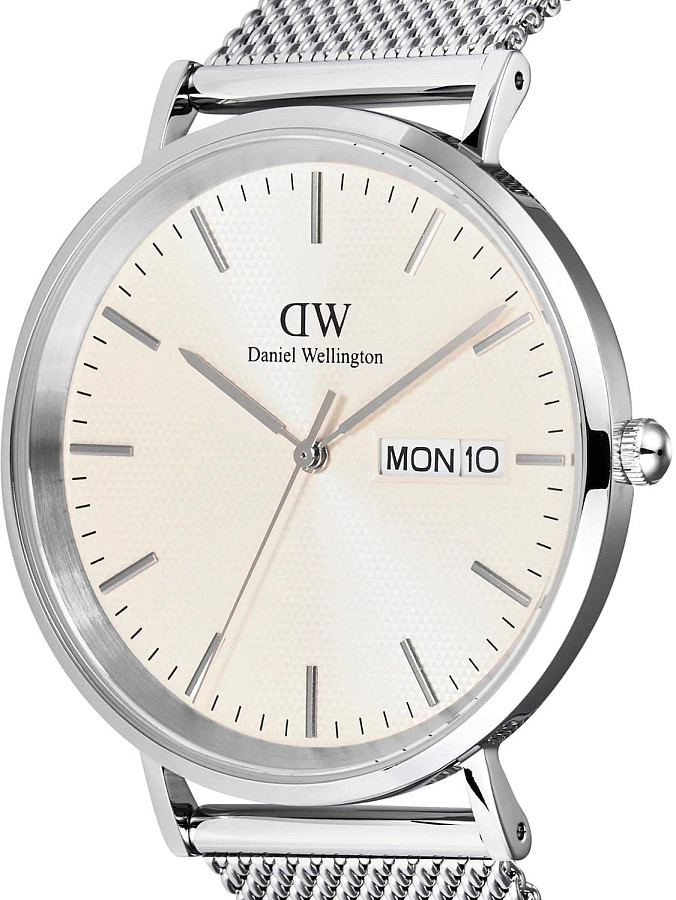 Часы Daniel Wellington Classic Day Display Sterling Champagne DW00100828 — кварцевые, сталь металл