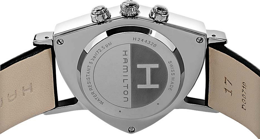 Часы Hamilton Ventura Chrono Quartz H24432751 — сталь, Швейцария