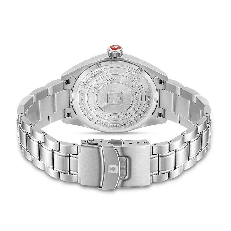 Часы Swiss Military Hanowa Majestic Pioneer SMWGL0006203 — мужские, серебристый