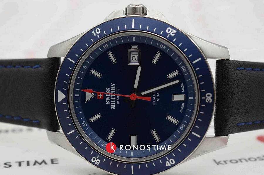 Часы Swiss Military by Chrono SM34082.05 — кварцевые, металл сталь