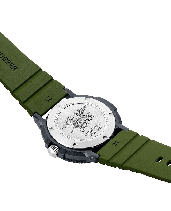 Часы Luminox Original Navy SEAL XS.3013.EVO.S — зеленый, карбон сталь