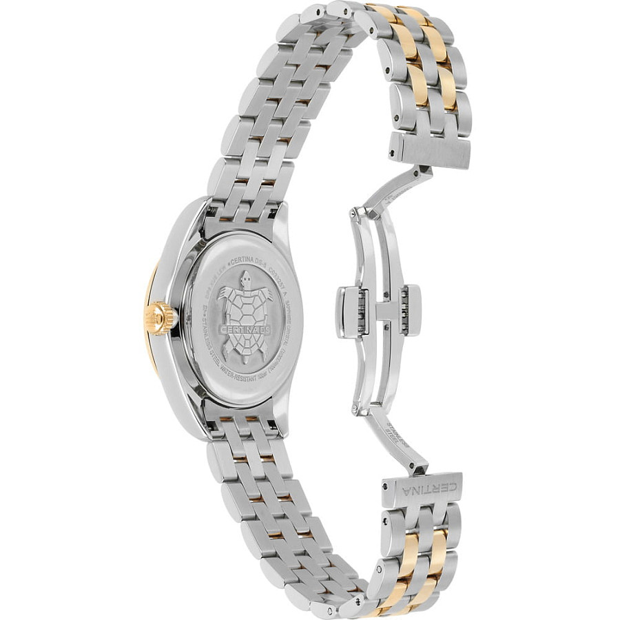 Часы Certina DS-8 Lady Chronograph C033.234.22.088.00 — кварцевые, Швейцария, женские