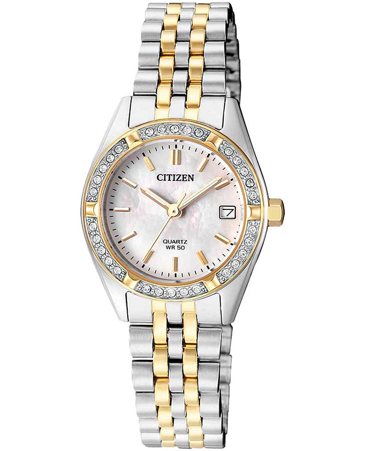 Часы Citizen Basic EU6064-54D — женские, серебристый