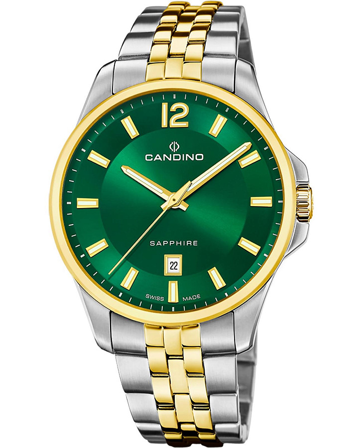 Часы Candino Gents Classic C4765/3 — мужские, зеленый