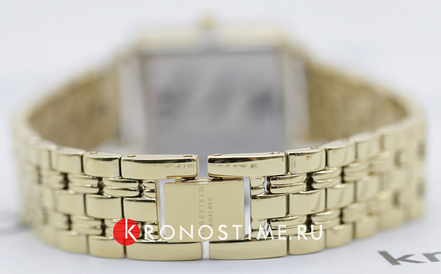 Часы Rosefield The Boxy XS QCGSG-Q048 — золотистый, металл сталь