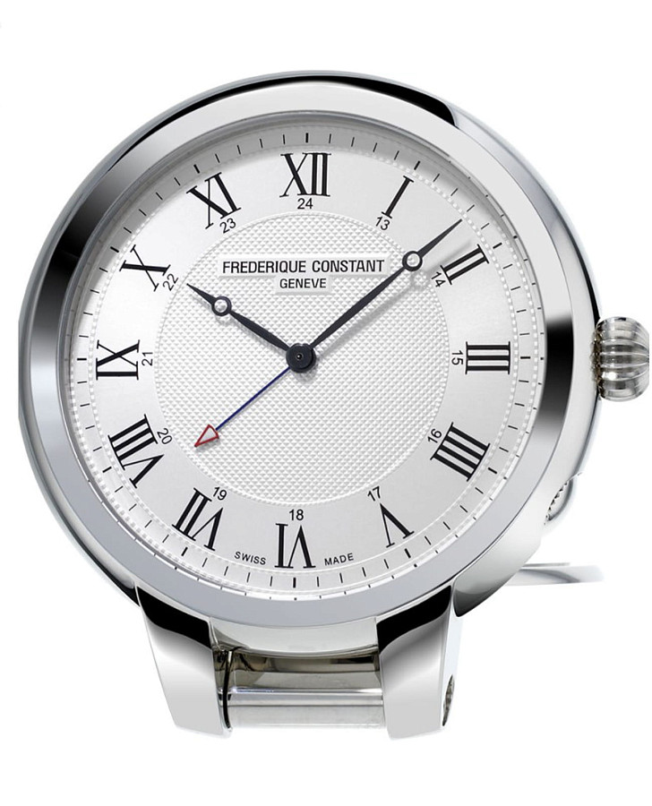 Часы Frederique Constant Travel Clock FC-209MC5TC6 — мужские, белый