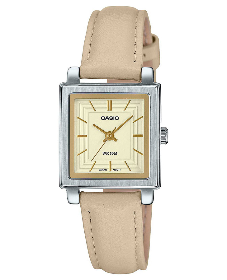 Часы Casio Collection LTP-E176L-5A — женские, желтый