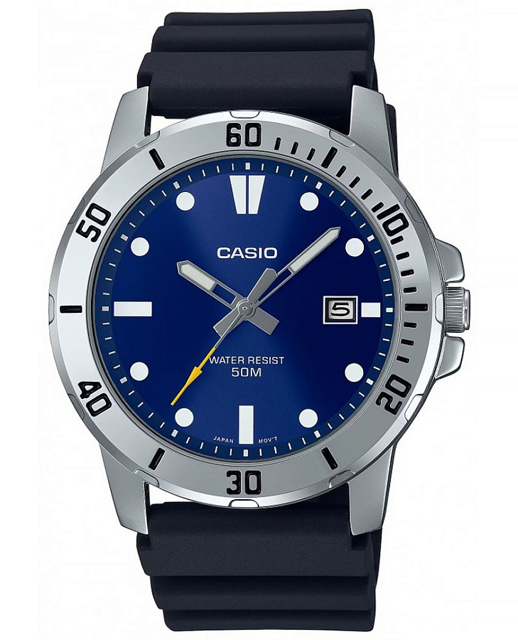 Часы Casio Collection MTP-VD01-2E — мужские, синий