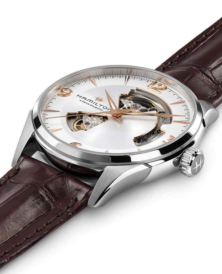 Часы Hamilton Jazzmaster Open Heart Auto H32705551 — механические, сталь