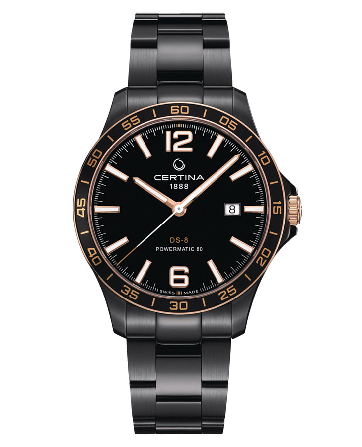 Часы Certina DS-8 C033.807.33.057.00 — мужские, черный