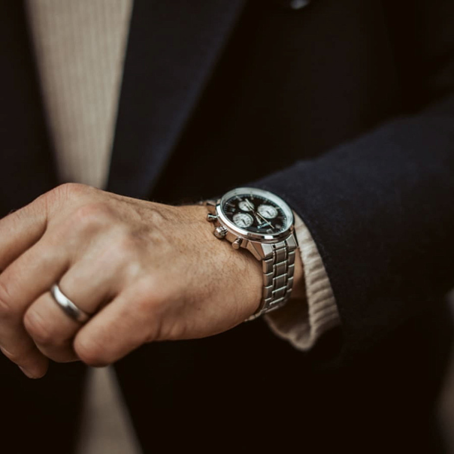 Часы Casio Edifice EFR-575D-1A — нержавеющая сталь, мужские