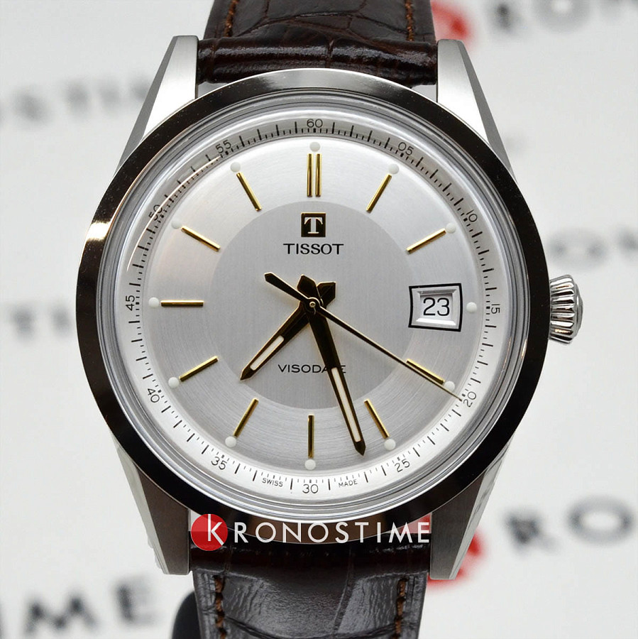 Часы Tissot Visodate 39mm T157.407.16.031.00 — Швейцария, механические