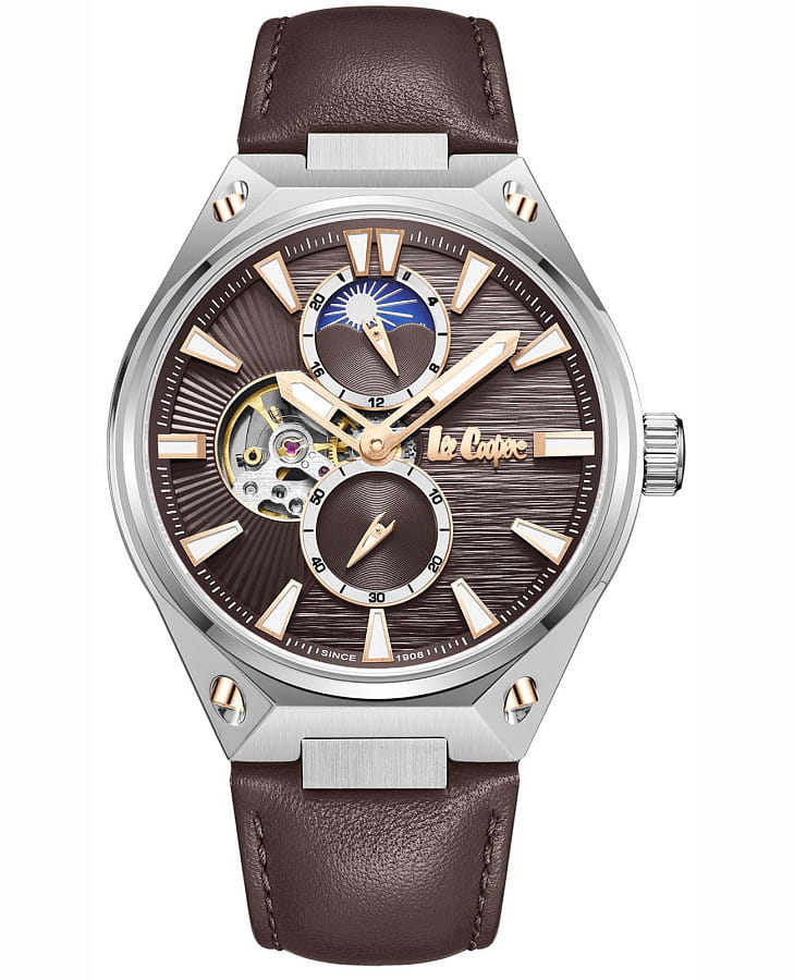 Часы Lee Cooper LC08122.342 — мужские, коричневый