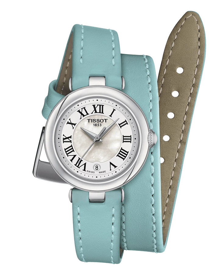 Часы Tissot Bellissima Small Lady - M Double Tour Strap T126.010.16.113.01 — женские, серебристый
