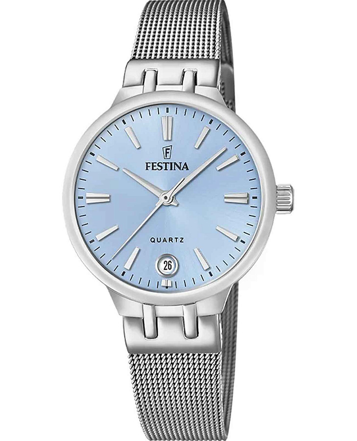 Часы Festina Mademoiselle F20712/2 — женские, голубой
