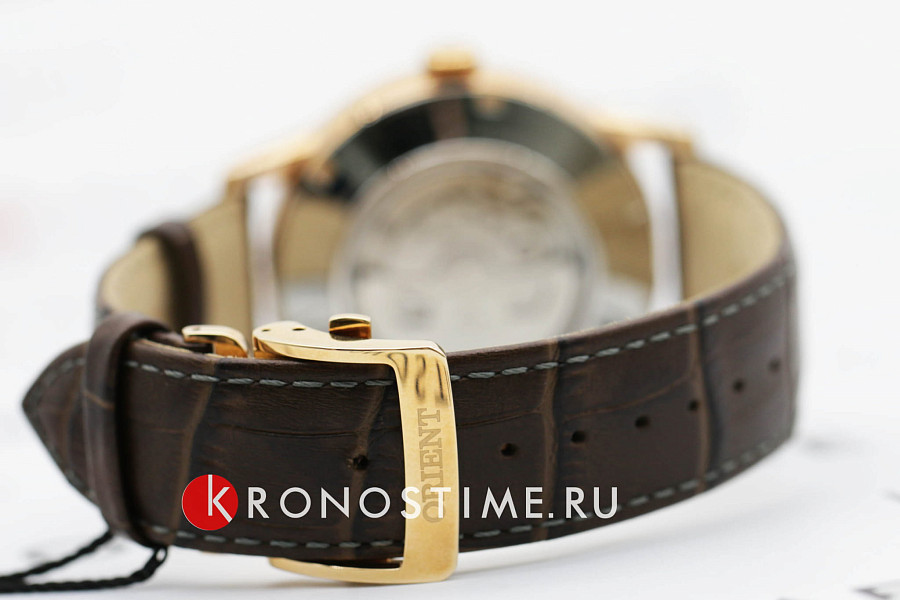 Часы Orient Sun & Moon RA-AK0001S (RN-AK0001S) — кожаный, мужские