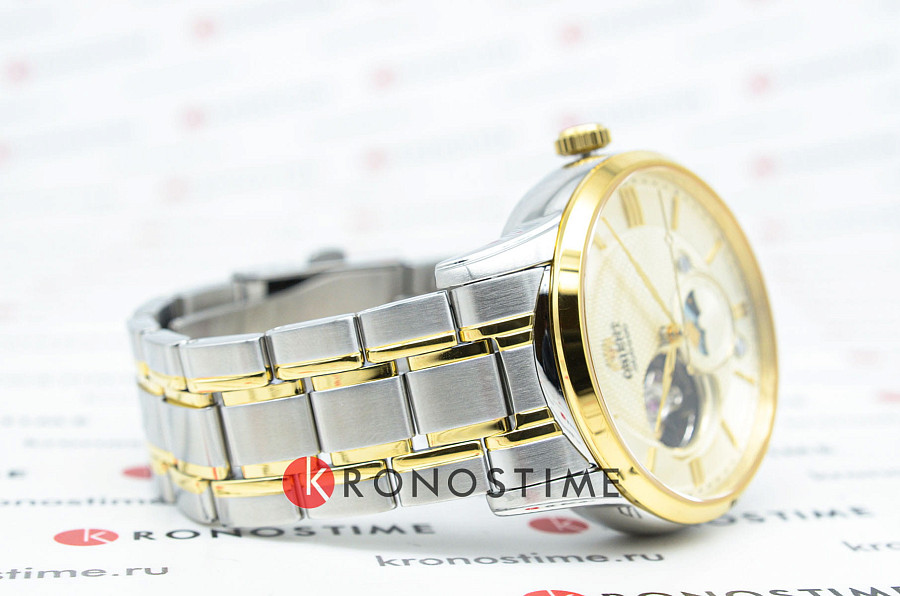 Часы Orient Sun & Moon Classic RA-AS0007S (RN-AS0007S) — сталь металл, Япония
