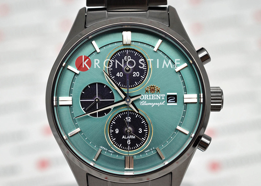 Часы Orient Chronograph RA-TY0001E (RN-TY0001E) — сталь металл, Япония