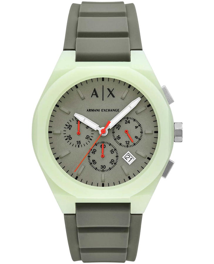 Часы Armani Exchange Sync AX4171 — мужские, зеленый