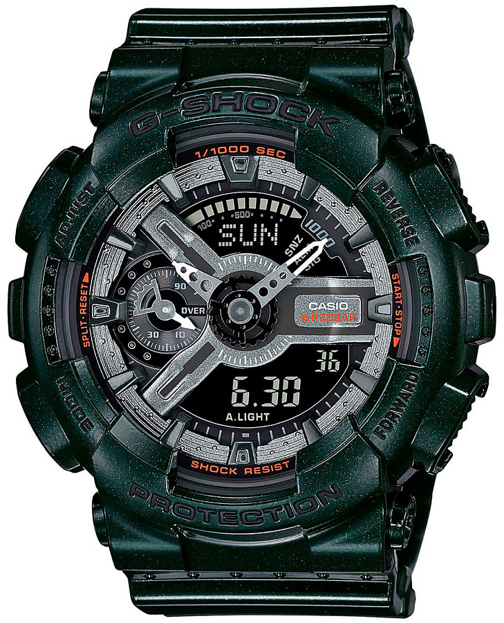 Часы Casio G-Shock GMA-S110MC-3A — женские, черный