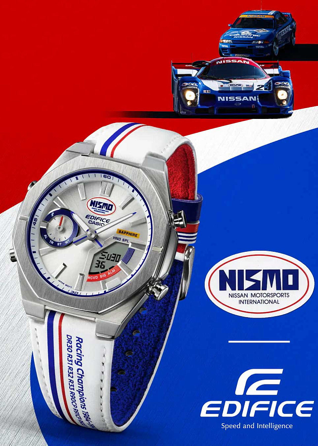 Часы Casio Edifice ECB-S10NIS-7A — кварцевые, сталь металл