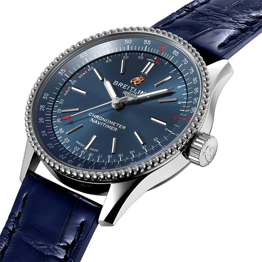 Часы Breitling Navitimer Automatic 35 A17395161C1P2 — механические, сталь металл