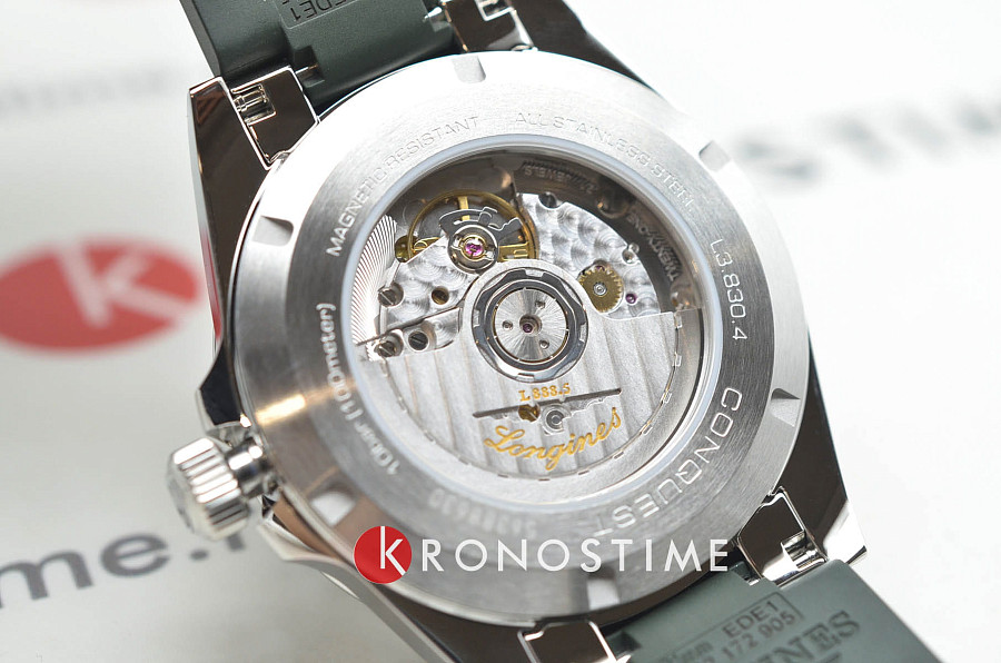 Часы Longines Conquest L3.830.4.02.9 — мужские, каучук
